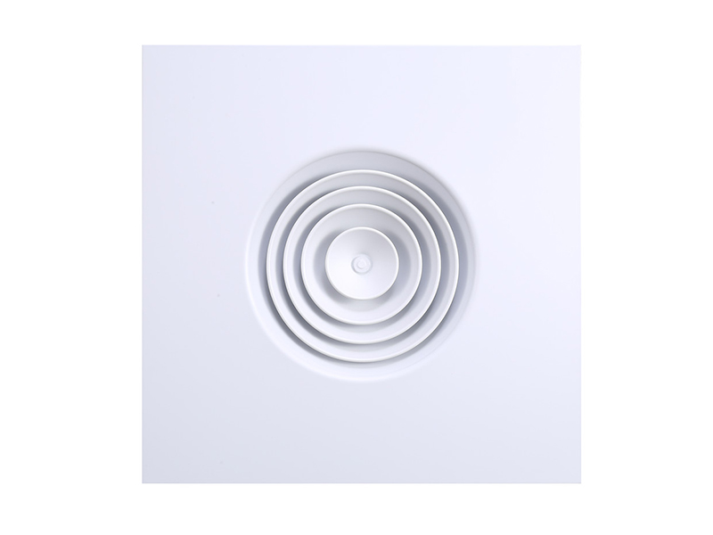 Plaque round ceiling diffu