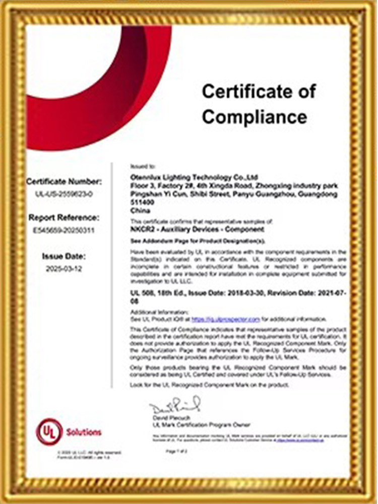 Certificate of Compliance