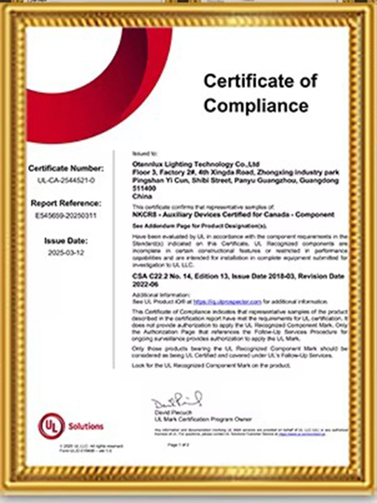 Certificate of Compliance